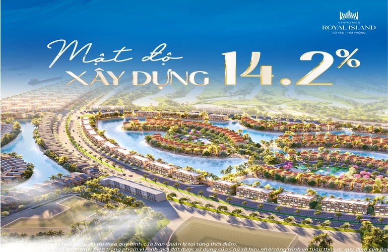 TỶ LỆ XÂY DỰNG 14,2% CHO 100% NGHỈ DƯỠNG THUẦN KHIẾT