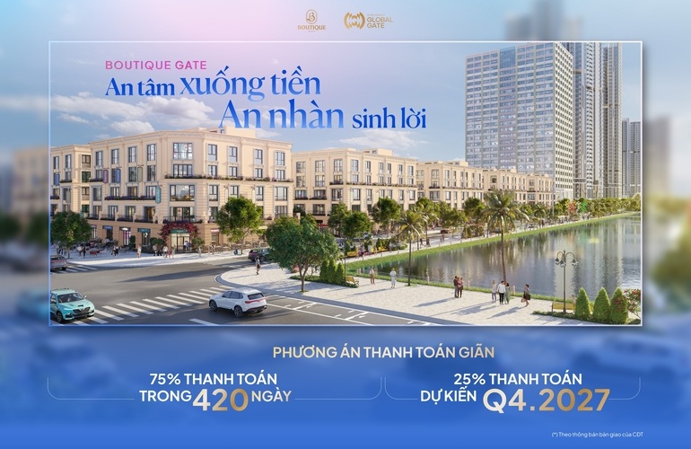 BOUTIQUE GATE – AN TÂM XUỐNG TIỀN, AN NHÀN SINH LỜI
