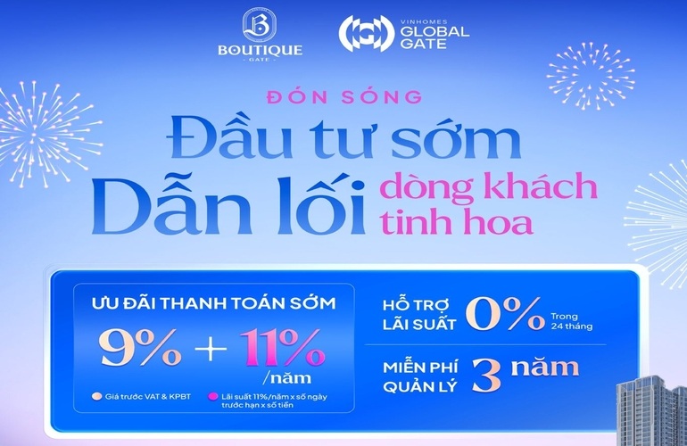 ĐÓN SÓNG ĐẦU TƯ SỚM - DẪN LỐI DÒNG KHÁCH TINH HOA