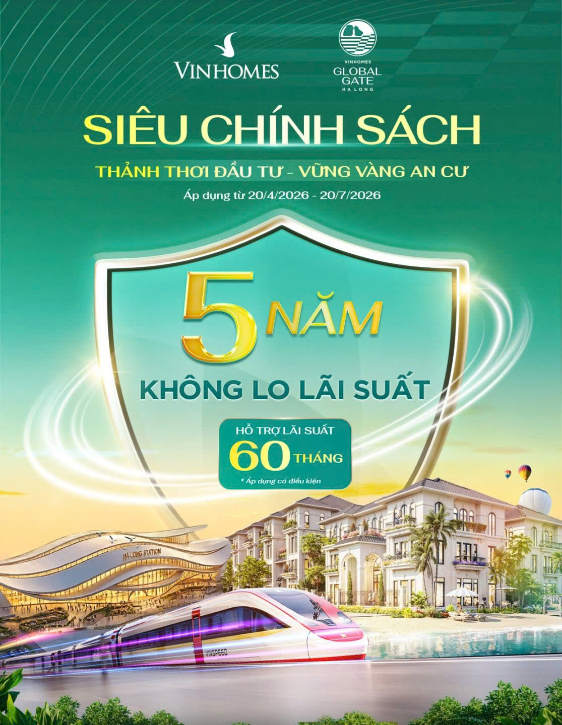 5 NĂM KHÔNG LO LÃI SUẤT – THỜI ĐIỂM "VÀNG" ĐỂ KIẾN TẠO TƯƠNG LAI
