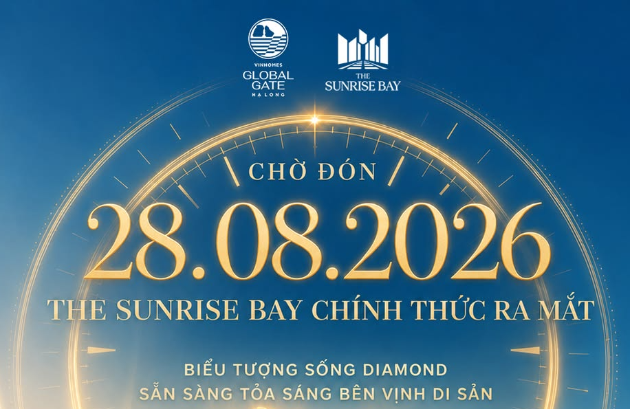 [THE SUNRISE BAY] 28.08.2026 CHÍNH THỨC RA MẮT THE SUNRISE BAY – BIỂU TƯỢNG SỐNG DIAMOND